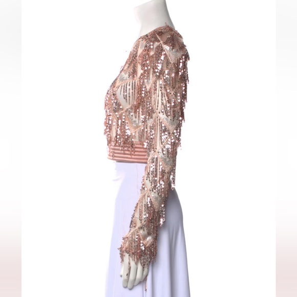 Zhivago one shoulder beaded top - Picture 3 of 7